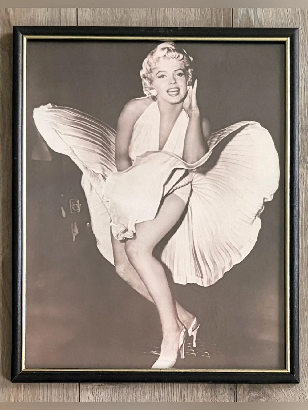 Vintage Marilyn Monroe Oversized Framed Art Prints Lot of 5